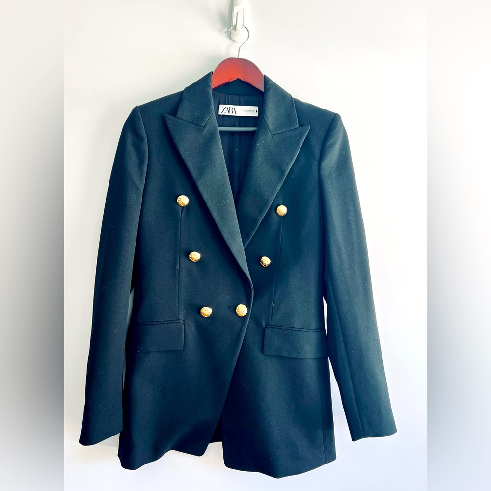 Zara Women’s Blazer with Gold Buttons